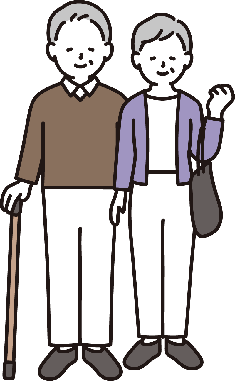 高齢のご夫婦