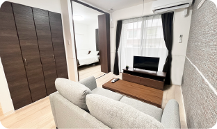 4ケ月から家具家電付き賃貸