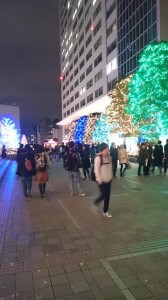 高島屋前イルミネーション